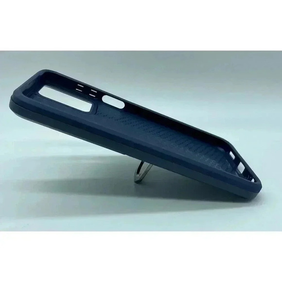 Magnetic Kickstand Case For Motorola Moto G 5G 2022 Blue + 2 Screen Protectors - Picture 8 of 11